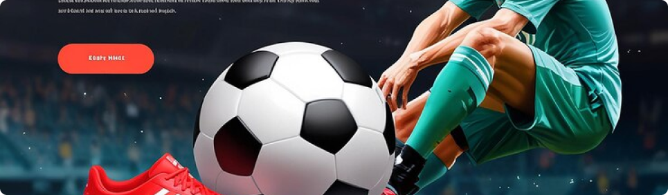 Sitting football ball